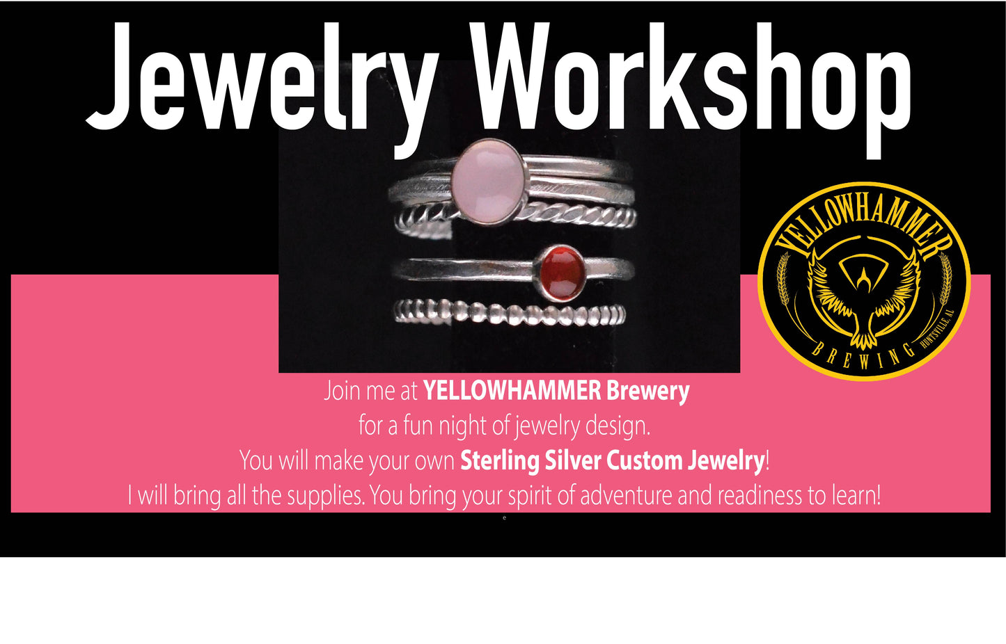 Yellowhammer Brewing Jewelry Workshops