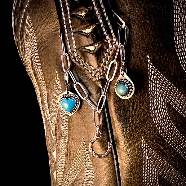 Sterling Silver Boot Charm Chain