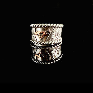 Custom Ranch Brand Engraved Ring