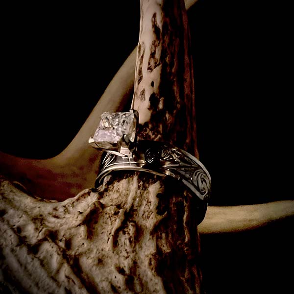 Custom Western Engagement Ring