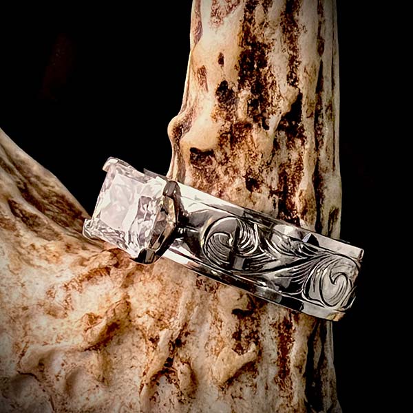 Custom Western Engagement Ring